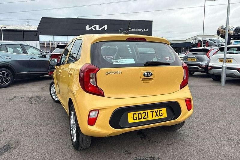 Used Kia Picanto 66 HP (48 kW) 2021 Yellow Hatchback