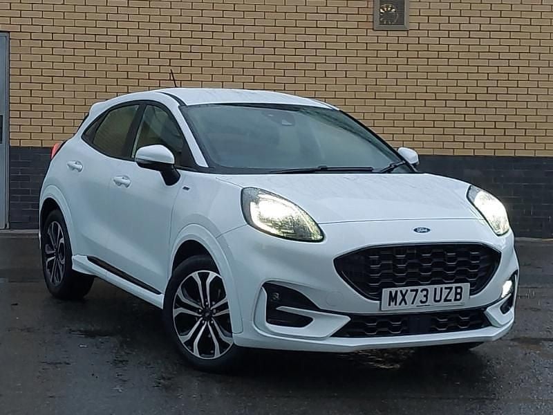 White Used 2023 Ford Puma ST-Line Hatchback | £17,498 (Fair price) - Image 1/4