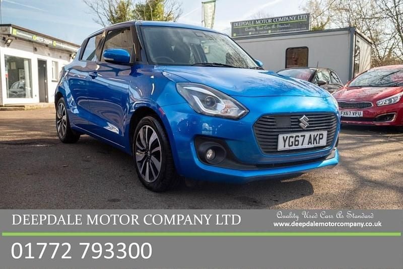 Used Suzuki Swift SZ5 2017 Blue Hatchback