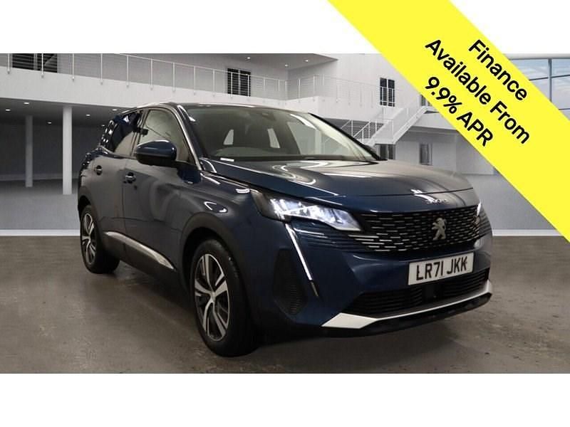 Blue Used 2021 Peugeot 3008 Allure Hatchback | £13,995 (Good price) - Image 1/3