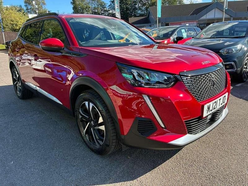 Red Used 2021 Peugeot 2008 Allure SUV | £15,295 (Fair price) - Image 1/4
