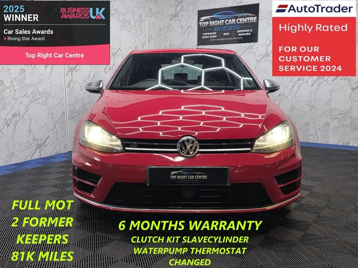Used VW Golf VII R 300 HP (220 kW) 2014 Red Hatchback