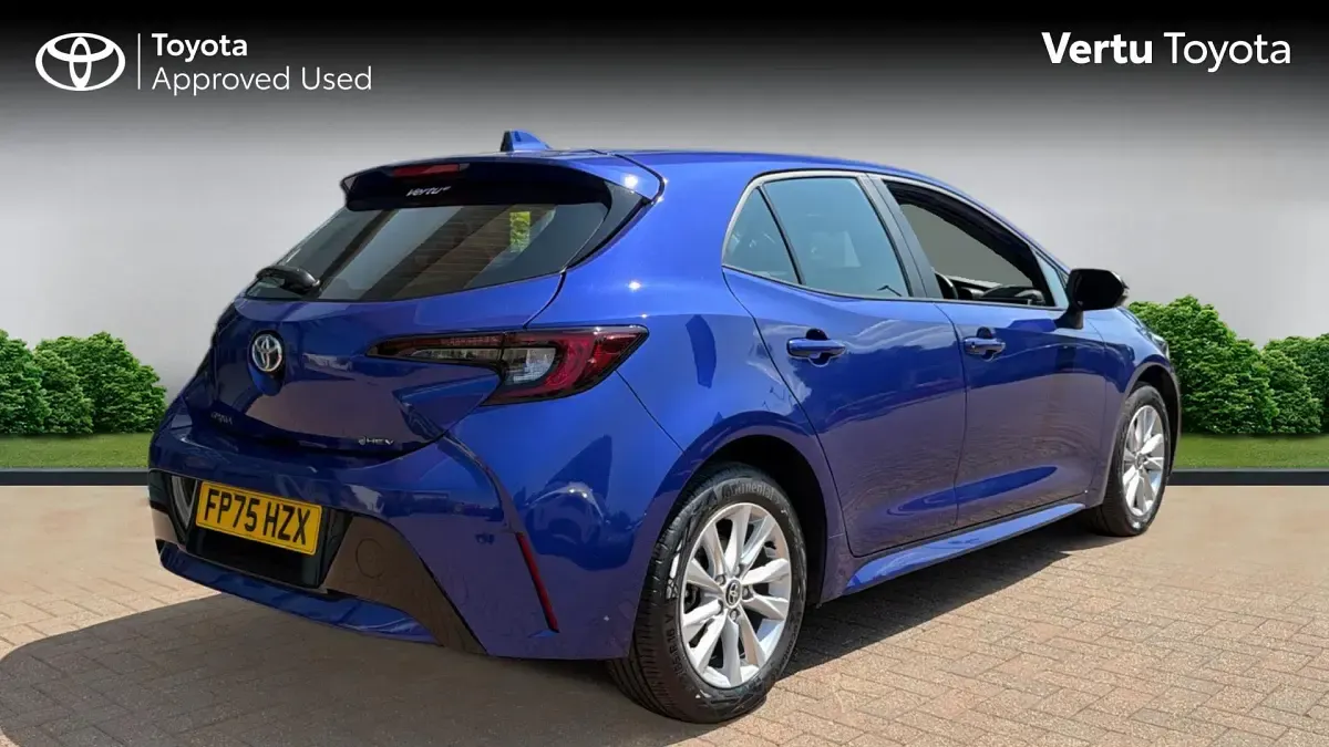 Used Toyota Corolla 178 HP (130 kW) 2025 Juniper blue (metallic paint) Hatchback