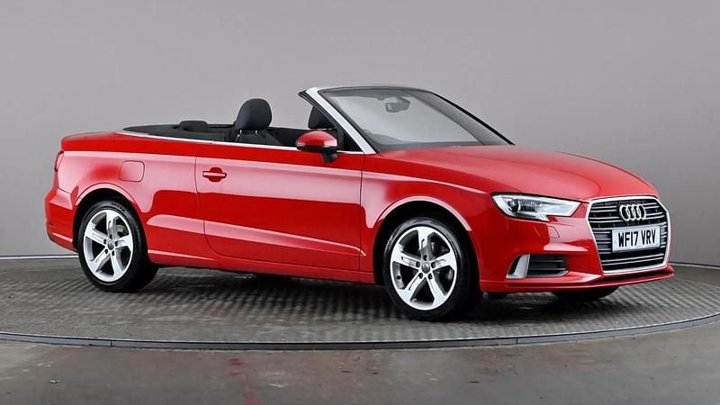 Used Audi A3 Cabriolet Sport 150 HP (110 kW) 2017 Red Cabriolet