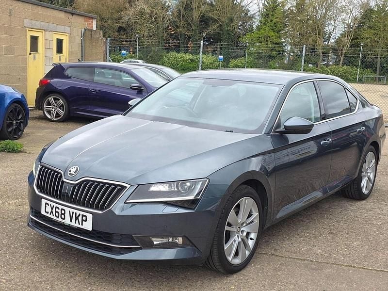 Used Skoda Superb SE L Executive 150 HP (110 kW) 2018 Grey Hatchback