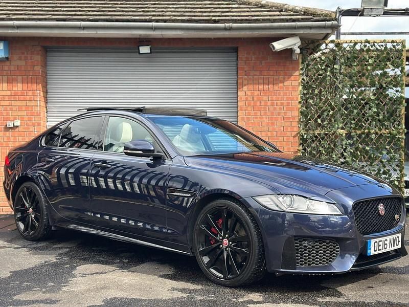 Blue Used 2016 Jaguar XF S Sedan | £14,995 (A bit pricey) - Image 1/4