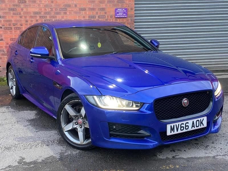 Blue Used 2016 Jaguar XE R-Sport Sedan | £7,095 (Fair price) - Image 1/3
