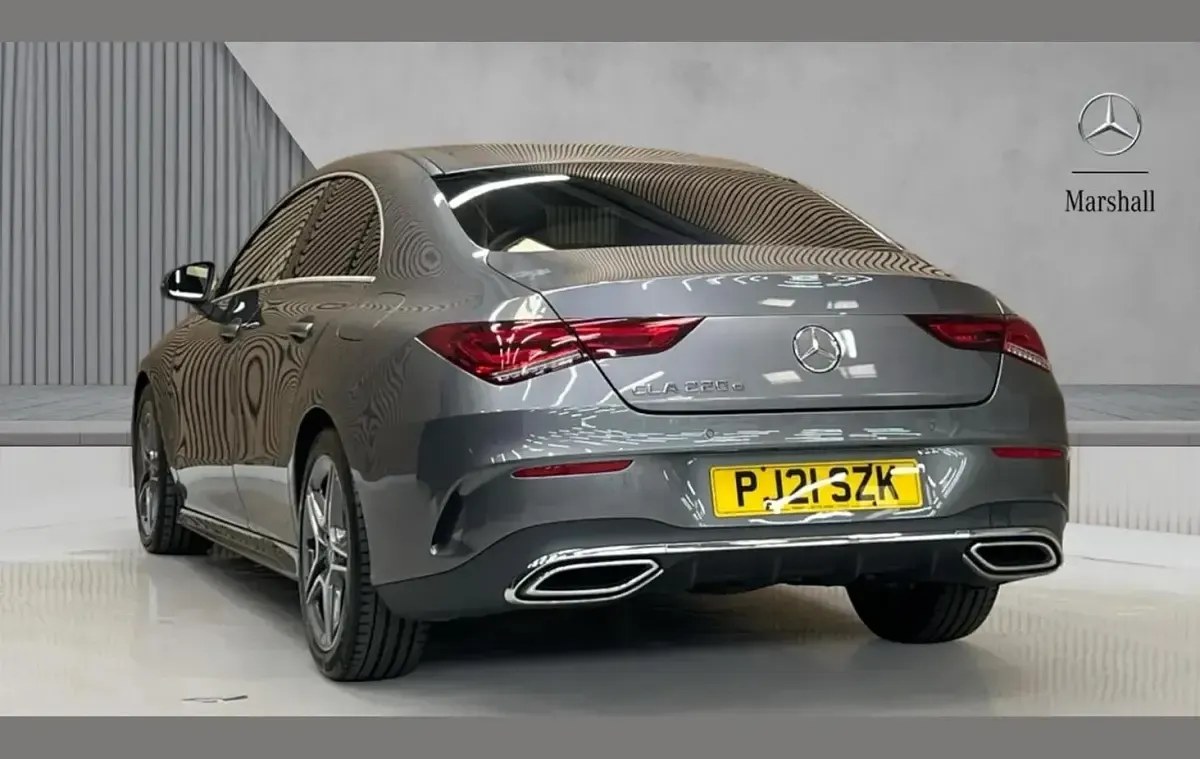 Used Mercedes CLA220 AMG line 190 HP (139 kW) 2021 Grey Coupe