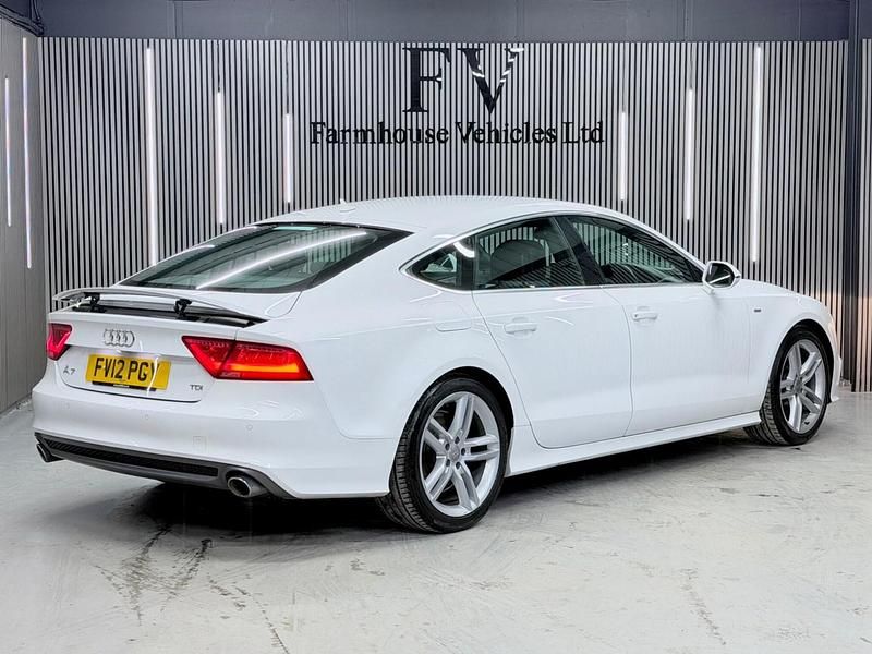 Used Audi A7 S-Line 2012 White Hatchback