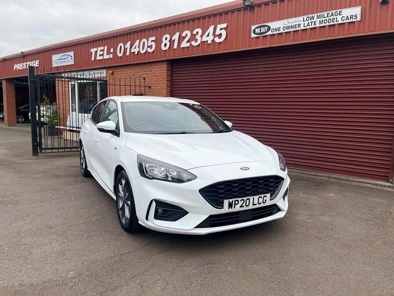 White Used 2020 Ford Focus ST-Line Hatchback | £10,789 (Fair price) - Image 1/4