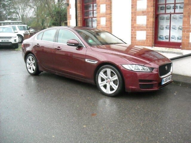 Red Used 2015 Jaguar XE Portfolio Sedan | £8,995 (Good price) - Image 1/4