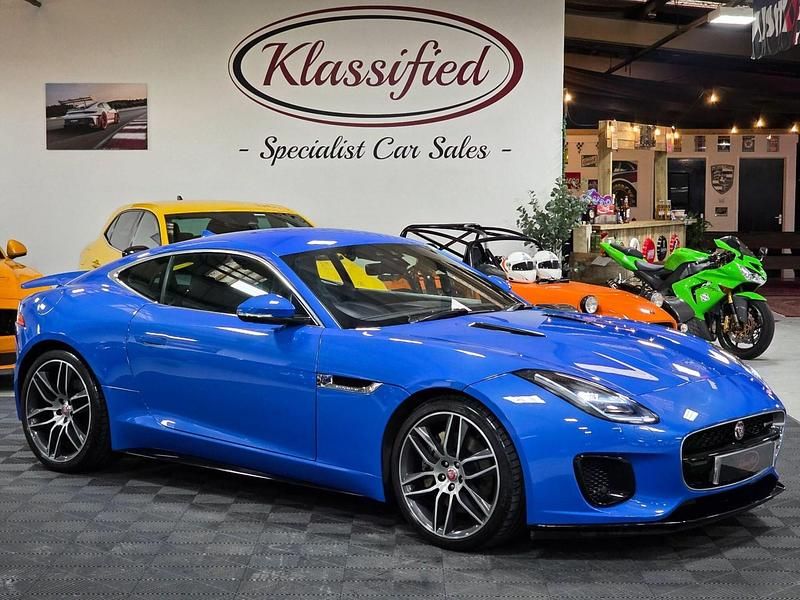 Used Jaguar F-Type R-Dynamic 300 HP (220 kW) 2017 Blue Coupe