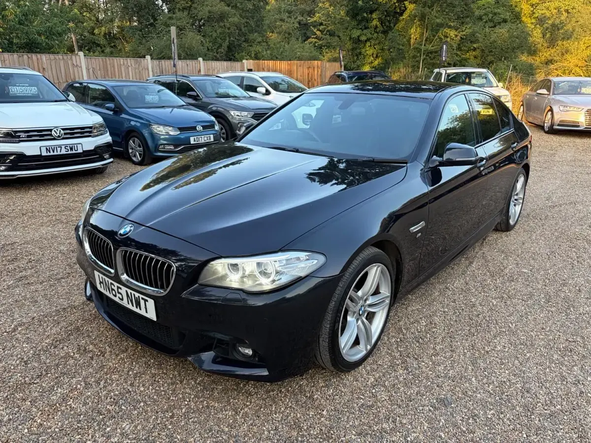Used BMW 520 M Sport 2015 Black Sedan
