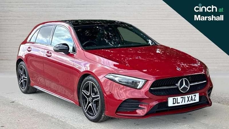 Red Used 2021 Mercedes A200 AMG Line Premium Plus Hatchback | £21,629 (A bit pricey) - Image 1/4