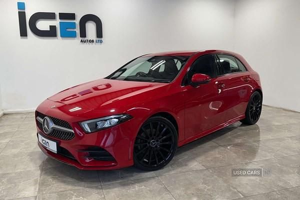 Red Used 2019 Mercedes A180 AMG Line Premium Hatchback | £17,750 (A bit pricey) - Image 1/3