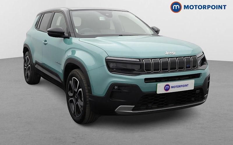 Blue/black Used 2024 Jeep Avenger EV Summit SUV | £18,999 - Image 1/4