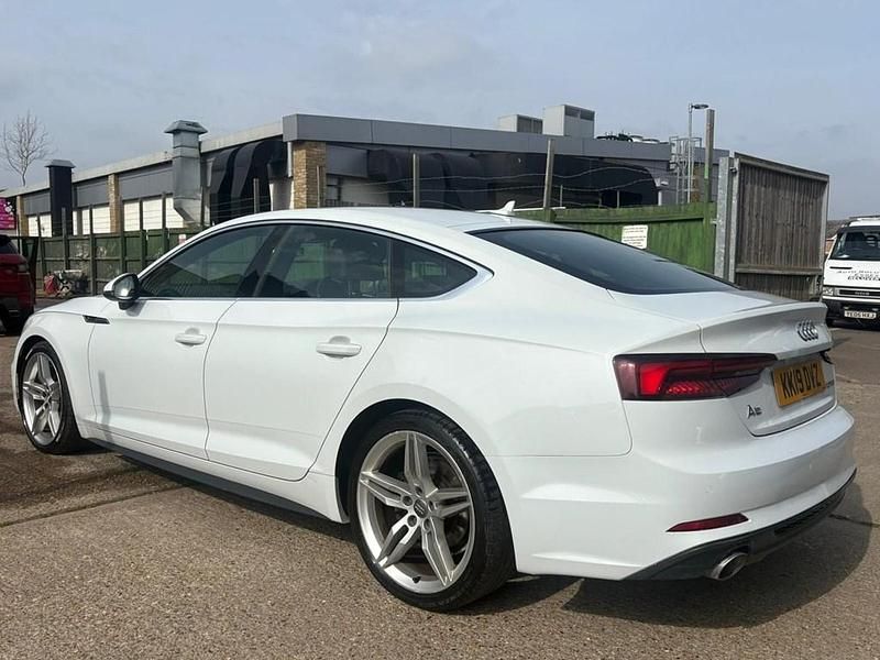 Used Audi A5 Sportback S-Line 190 HP (139 kW) 2019 White Hatchback