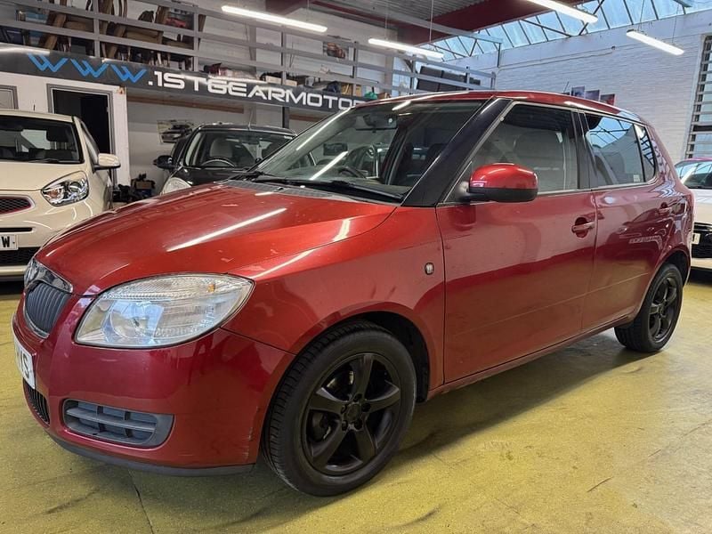 Red Used 2008 Skoda Fabia Hatchback | £1,675 (Good price) - Image 1/4
