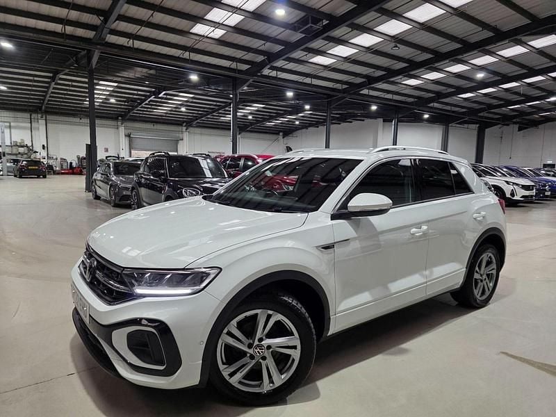 White Used 2022 VW T-Roc R-line SUV | £18,240 (Good price) - Image 1/4