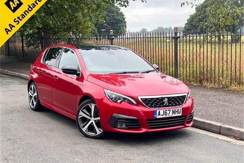 Red Used 2017 Peugeot 308 GT-line Hatchback | £5,195 (Fair price) - Image 1/4