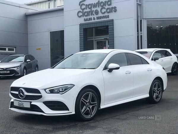 Used Mercedes CLA250e AMG Line Premium 2022 White Sedan