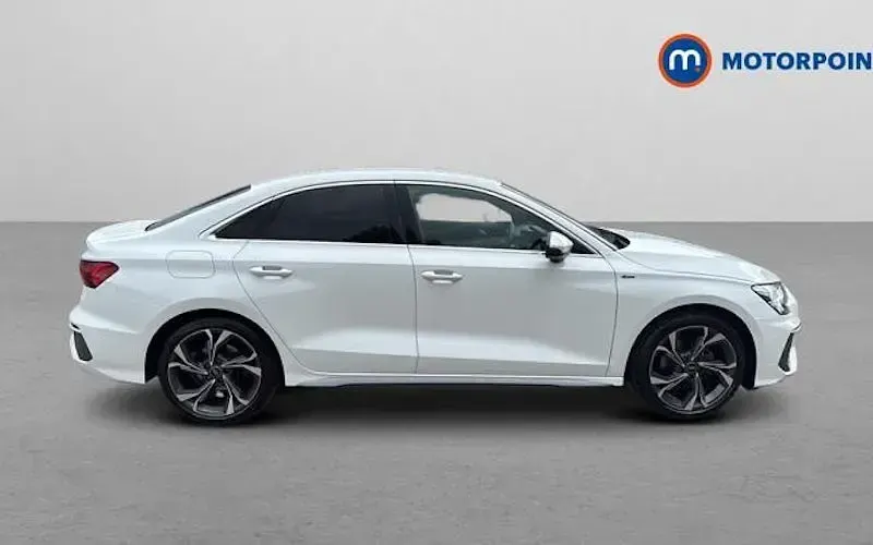 Used Audi A3 S-Line 150 HP (110 kW) 2024 White Sedan