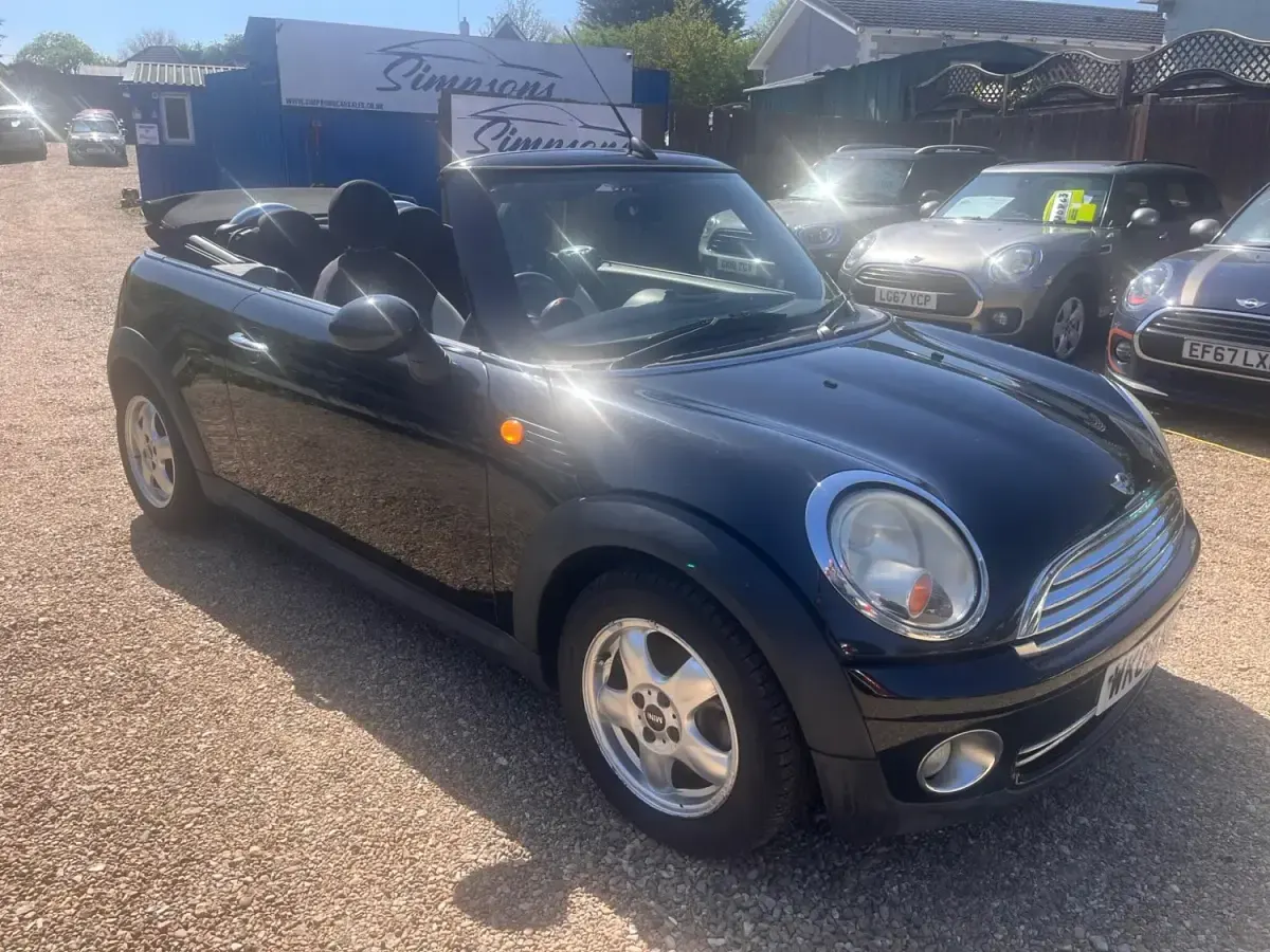 Begagnad Mini Cooper Cabriolet 2009 Svart Cab