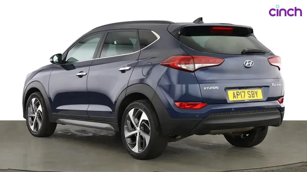 Used Hyundai Tucson Premium SE 141 HP (103 kW) 2017 Blue SUV