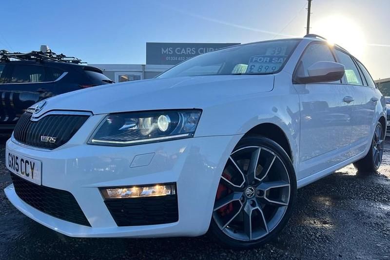 White Used 2015 Skoda Octavia vRS Estate | £8,995 (Fair price) - Image 1/1