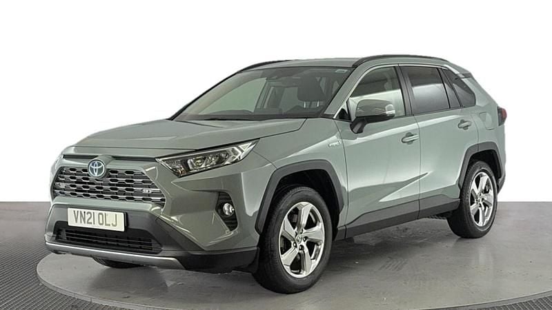 Green Used 2021 Toyota RAV4 Hybrid Design SUV | £24,220 (Super price) - Image 1/4