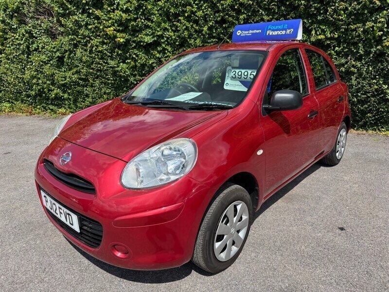 Red Used 2012 Nissan Micra Visia Hatchback | £3,995 (Fair price) - Image 1/4