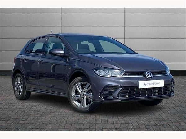 Smokey grey Used 2025 VW Polo R-line Hatchback | £22,478 (Fair price) - Image 1/4