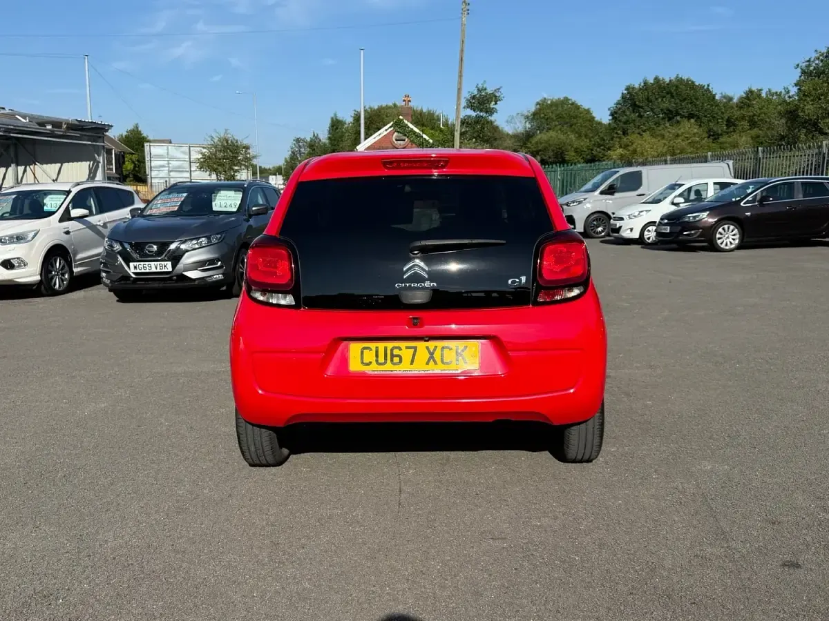 Used Citroën C1 Flair 82 HP (60 kW) 2017 Red Hatchback