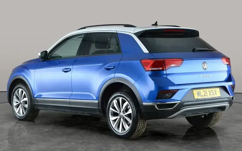 Used VW T-Roc Design 110 HP (80 kW) 2021 Blue SUV