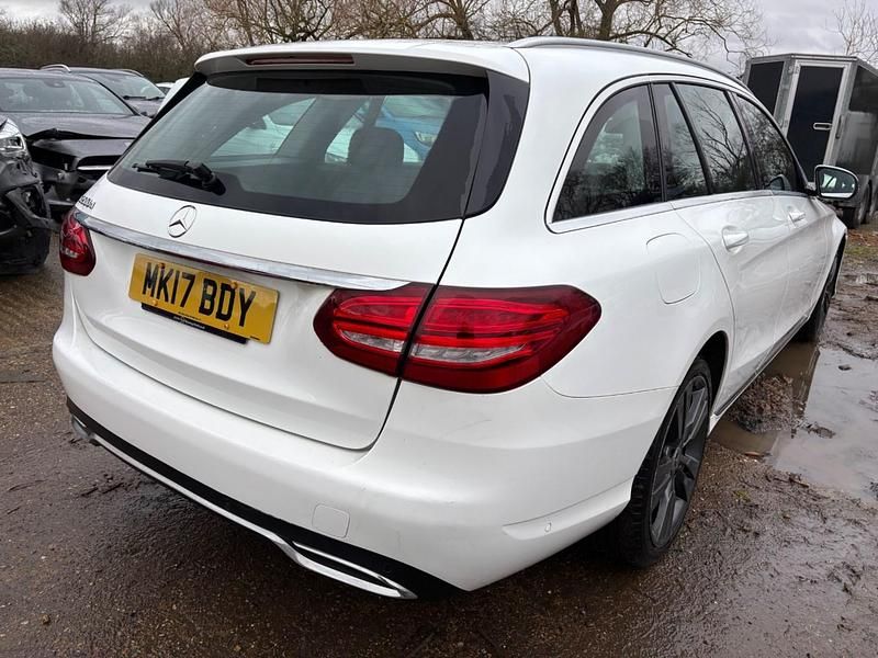 Used Mercedes C200 2017 White Estate