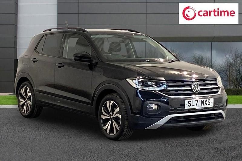 Used VW T-Cross Black Edition 110 HP (80 kW) 2021 Black SUV