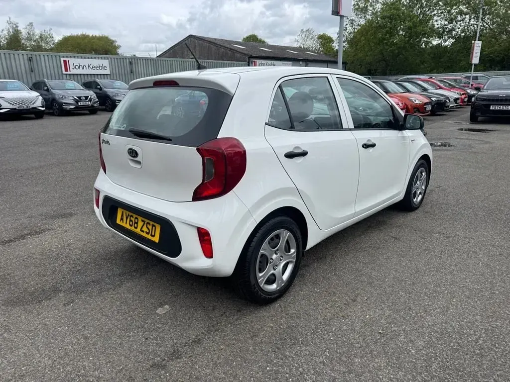 Used Kia Picanto 66 HP (48 kW) 2018 White Hatchback
