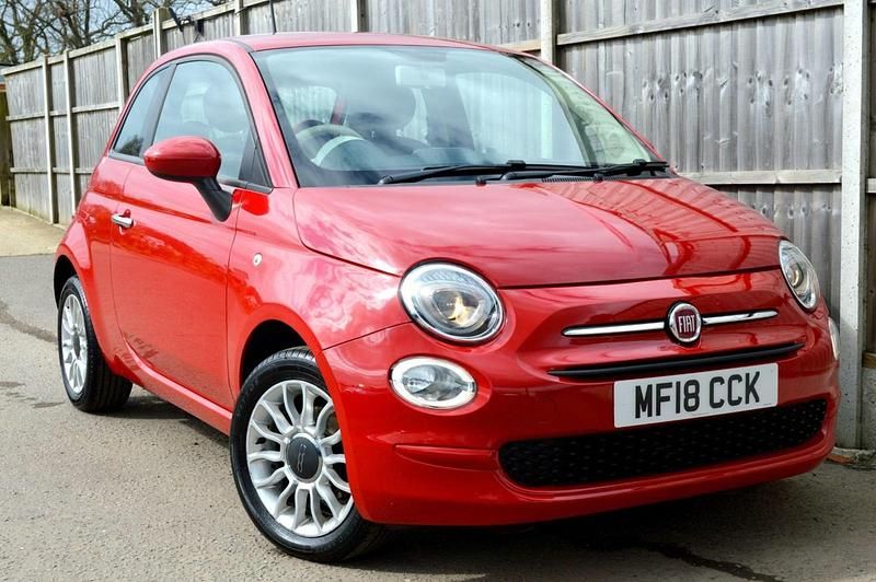 Used Fiat 500 Pop Star 69 HP (50 kW) 2018 Red Hatchback