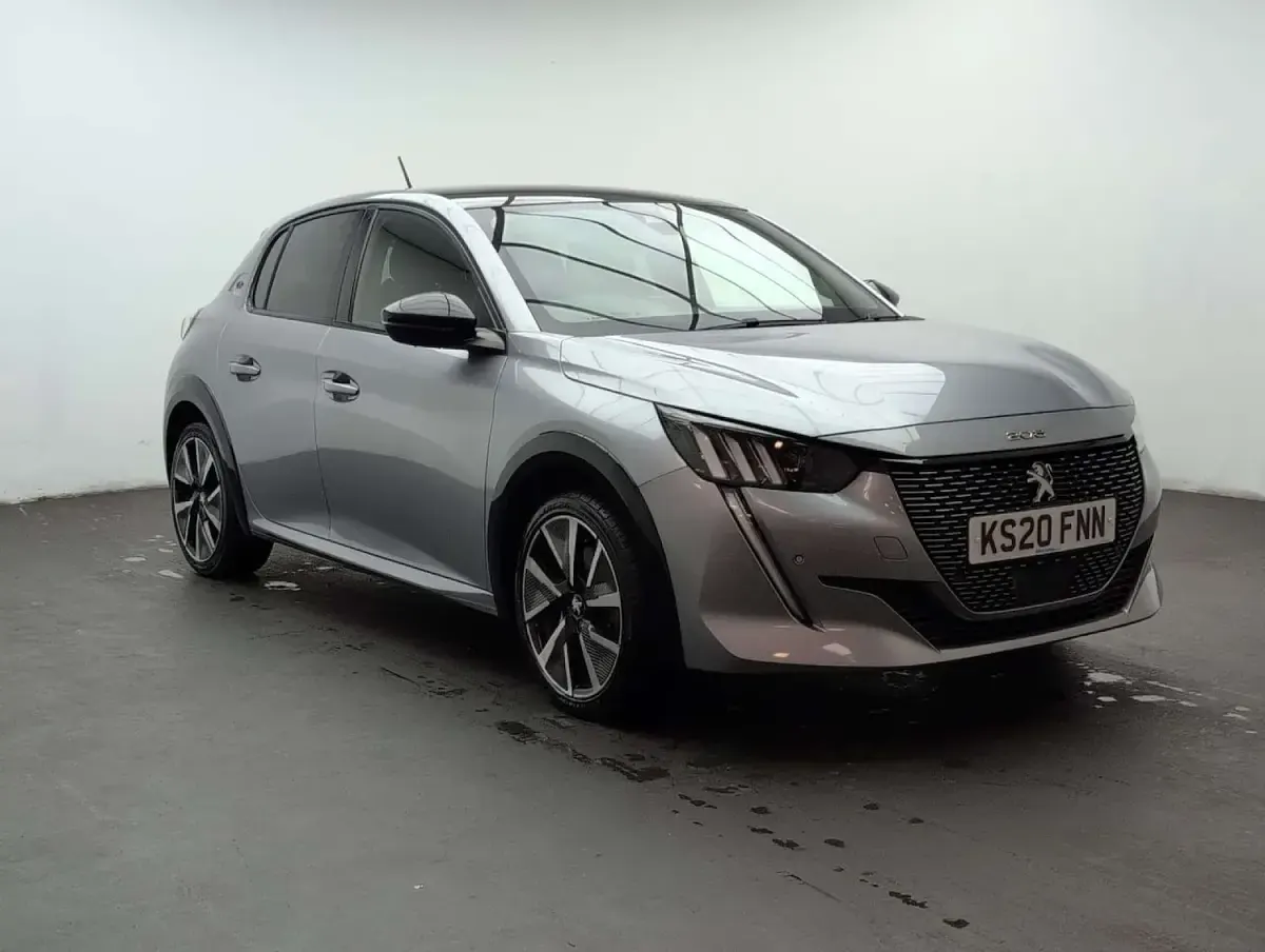 Used Peugeot e-208 GT-line 100 kW (136 HP) 2020 Grey Hatchback