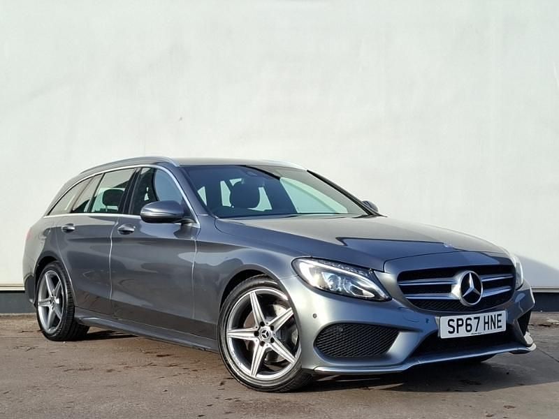 Grey Used 2017 Mercedes C220 AMG line Estate | £14,498 (A bit pricey) - Image 1/4
