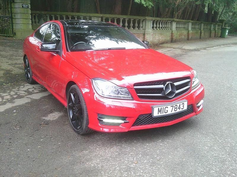 Used Mercedes C180 Sport Edition 2014 Red Coupe