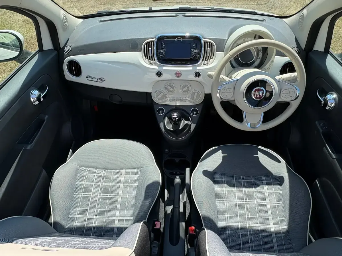 Used Fiat 500C Lounge 2016 White Cabriolet