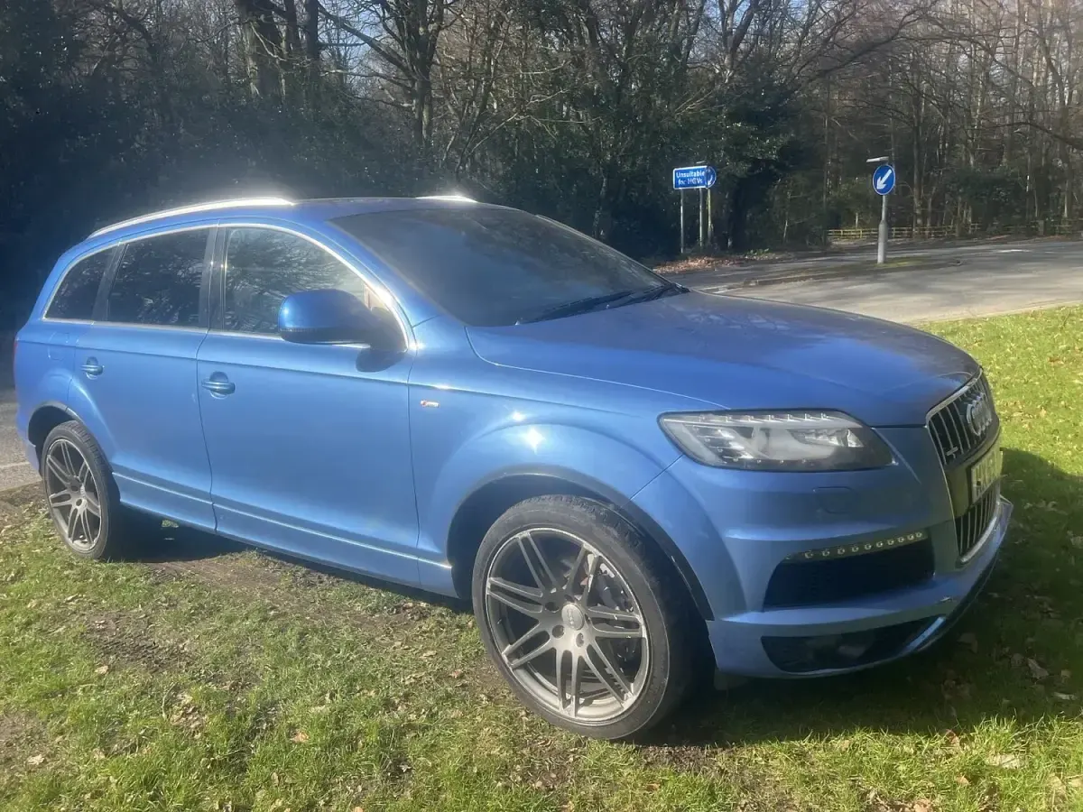 Used Audi Q7 S-Line 240 HP (176 kW) 2009 Blue SUV