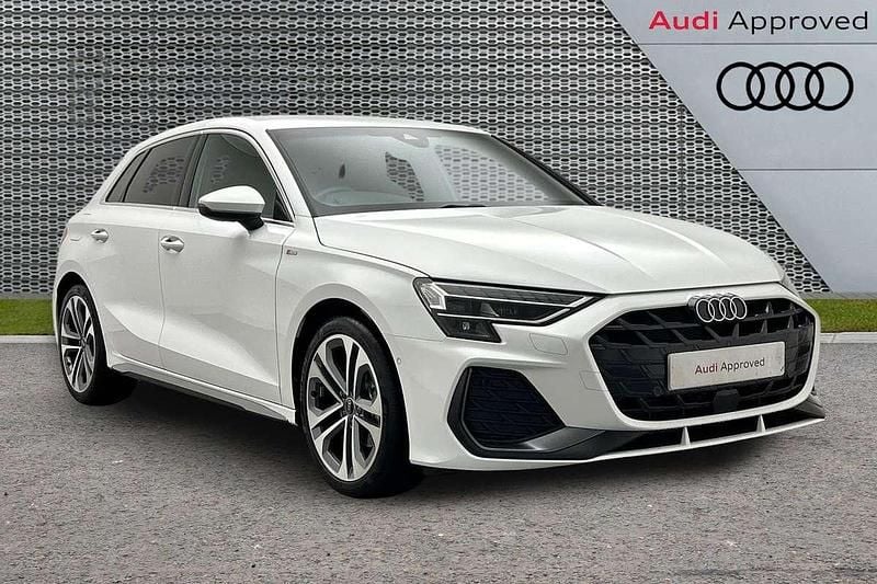 White New 2025 Audi A3 S-Line Hatchback | £28,795 (Fair price) - Image 1/4