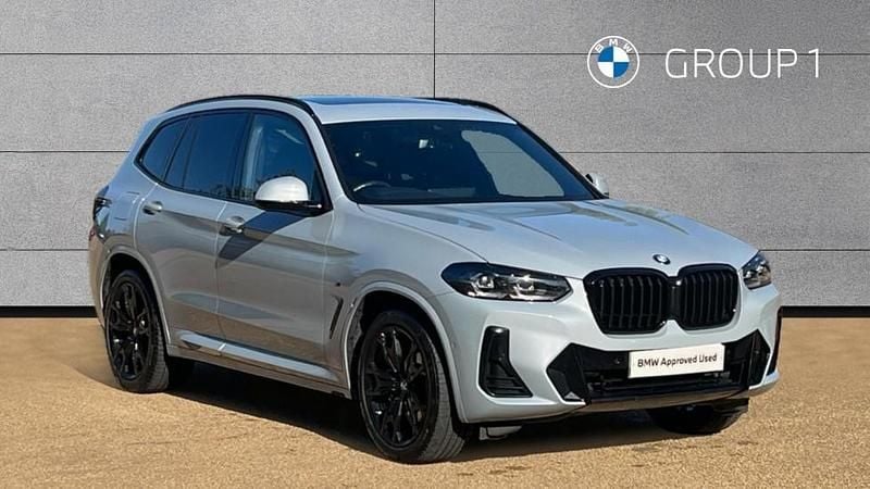Grey Used 2022 BMW X3 M Sport SUV | £35,995 (Expensive) - Image 1/4