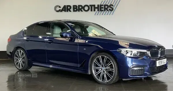 Used BMW 530 M Sport 261 HP (191 kW) 2019 Blue Sedan