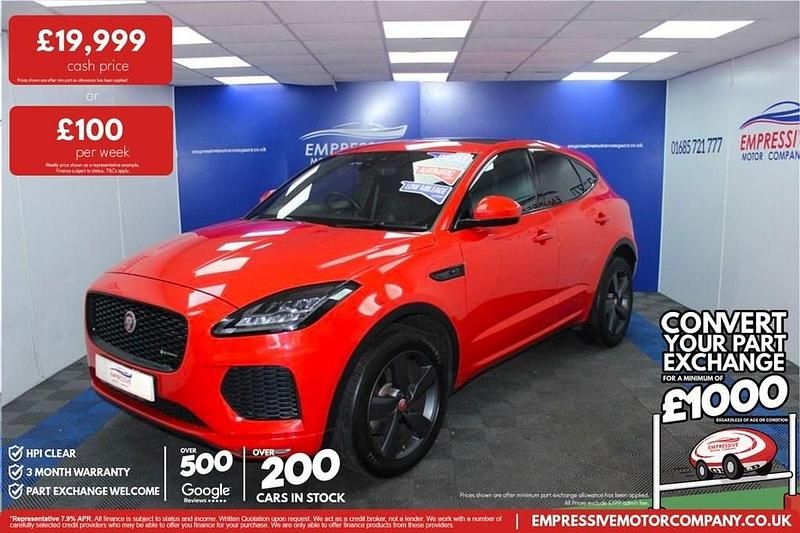 Used Jaguar E-Pace Chequered Flag 150 HP (110 kW) 2020 Red SUV