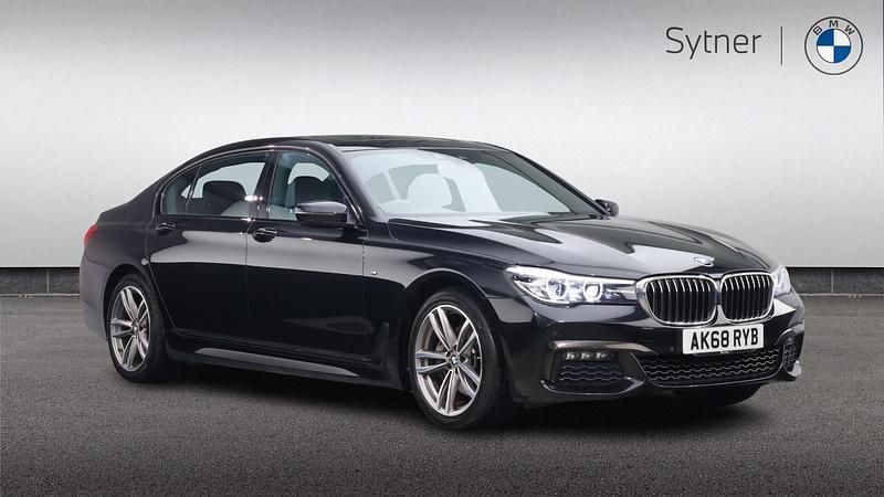 Used BMW 740L M Sport 316 HP (232 kW) 2018 Black Sedan