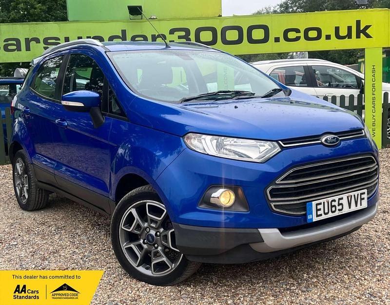 Blue Used 2015 Ford Ecosport Titanium SUV | £5,350 (Fair price) - Image 1/4