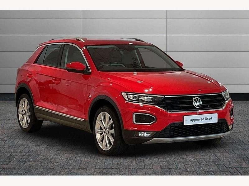 Red Used 2021 VW T-Roc SEL SUV | £19,250 (Fair price) - Image 1/4